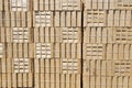 Stacked wooden crates Royalty Free Stock Photo