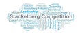 Stackelberg Competition Word Cloud. Core Terms in Sequential Market Strategy Analysis Royalty Free Stock Photo