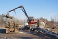 Stacking logs