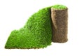 Grass Carpet Roll Royalty Free Stock Photo