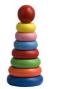 Stacking wooden rings toy