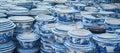 Stacks of ceramic pots