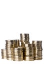 Stacks of Coins Royalty Free Stock Photo