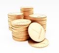 Stacks of coins Royalty Free Stock Photo