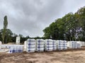 Stacks of Glasswool Royalty Free Stock Photo