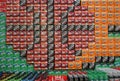 Stacks of Many Cola Products Royalty Free Stock Photo