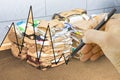Stacks of paper and cardboard ready to be recycled - concept image