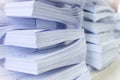 Stacks of paper Royalty Free Stock Photo