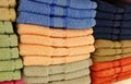 Stacks of towels