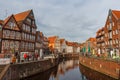 Medieval harbour in the old town Royalty Free Stock Photo