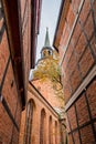 Stade, Germany - November 11, 2019. Sant Cosmas Church with bricked facade Royalty Free Stock Photo