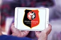 Stade Rennais soccer club logo Royalty Free Stock Photo