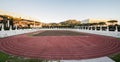 Stadio dei Marmi, Foro Italico, at sunrise, Rome