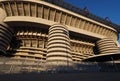 Stadio Giuseppe Meazza commonly known as San Siro, is a football stadium in Milan, Italy, which is the home of A.C. Milan and Int Royalty Free Stock Photo