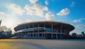 Stadium architecture outdoors building Royalty Free Stock Photo