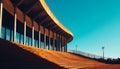 Stadium architecture outdoors building Royalty Free Stock Photo