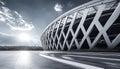 Stadium architecture outdoors building Royalty Free Stock Photo