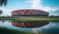 Stadium architecture outdoors building Royalty Free Stock Photo