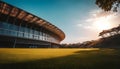 Stadium architecture outdoors building Royalty Free Stock Photo
