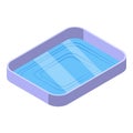 Stadium arena icon isometric vector. Ice rink