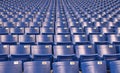 Stadium/Arena Seats Royalty Free Stock Photo