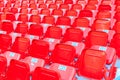 Stadium/Arena Seats Royalty Free Stock Photo