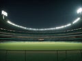 Stadium of cricket night, ai generated