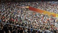 Stadium crowded people texture Royalty Free Stock Photo