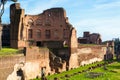 Stadium of Domitian on Palatine Hill in summer, Rome, Italy Royalty Free Stock Photo