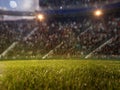 Stadium fans bokeh defocus. 3d render illustration.