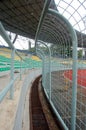 Stadium fence Royalty Free Stock Photo