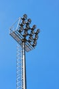 Stadium floodlight Royalty Free Stock Photo