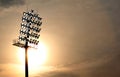 Stadium Floodlight Royalty Free Stock Photo