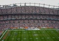 a stadium full of people outdoor