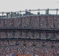 a stadium full of people outdoor