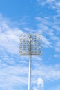 Stadium light on blue sky Royalty Free Stock Photo