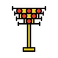 stadium light, light tower Isolated Vector Icon that can be easily modified or edited Royalty Free Stock Photo
