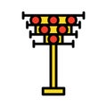 stadium light, light tower Isolated Vector Icon that can be easily modified or edited Royalty Free Stock Photo