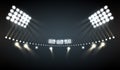 Stadium Lights Background Royalty Free Stock Photo