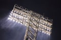 Stadium lights and light rays Royalty Free Stock Photo
