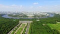 Stadium Luzniki at Moscow, Russia, aerial view