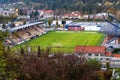 Stadium of MFK Ruzomberok Slovakia during league match