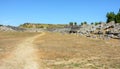 Stadium in Perge. Ruins of the ancient city of Perge. Turkey. Antalya. Aksu