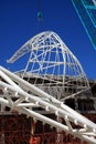 Stadium Roof Construction Royalty Free Stock Photo