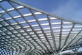 The stadium roof structure Royalty Free Stock Photo