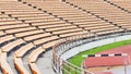 Stadium and seat Royalty Free Stock Photo