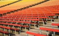 Stadium seating Royalty Free Stock Photo