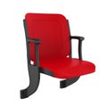 Stadium Seats Isolated