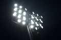 Soccer stadium lights Royalty Free Stock Photo