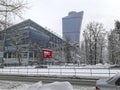 Stadium `VEB Arena` football stadium in Moscow on the 3rd Peschanaya street, the home arena of the CSKA football club. Royalty Free Stock Photo